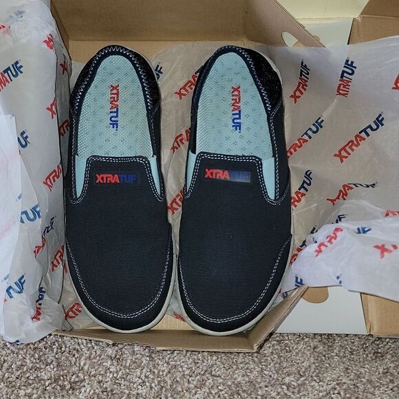 Xtratuf Yellowtail Royal Blue Espadrille Slip On Womens Loafer Shoes 8.5 - Picture 2 of 16